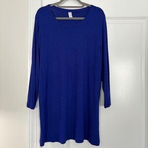New Old Navy Luxe Blue Tunic
